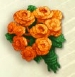 糸の花（オレンジ色）の花束