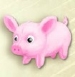 豚のおもちゃ（ピンク）